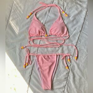 Tie-wrap bikini